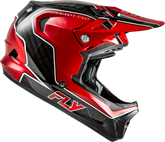 Casco Fly Werx-R Flow Carbon Negro/Rojo
