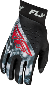 Guantes Fly Pro Lite Negro/Rojo/Gris