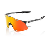 Gafas 100% Hypercraft Negro Crhome Lente Hiper Rojo Espejo