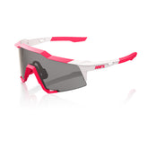 Gafas 100% Speedcraft Rosado Blanco Puddy Lente Humo