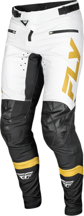 Pantalon Fly Rayce Bicycle Blanco/Negro/Dorado
