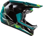 Casco Fly Rayce Repeat Negro/Teal/Hi Vis Niño