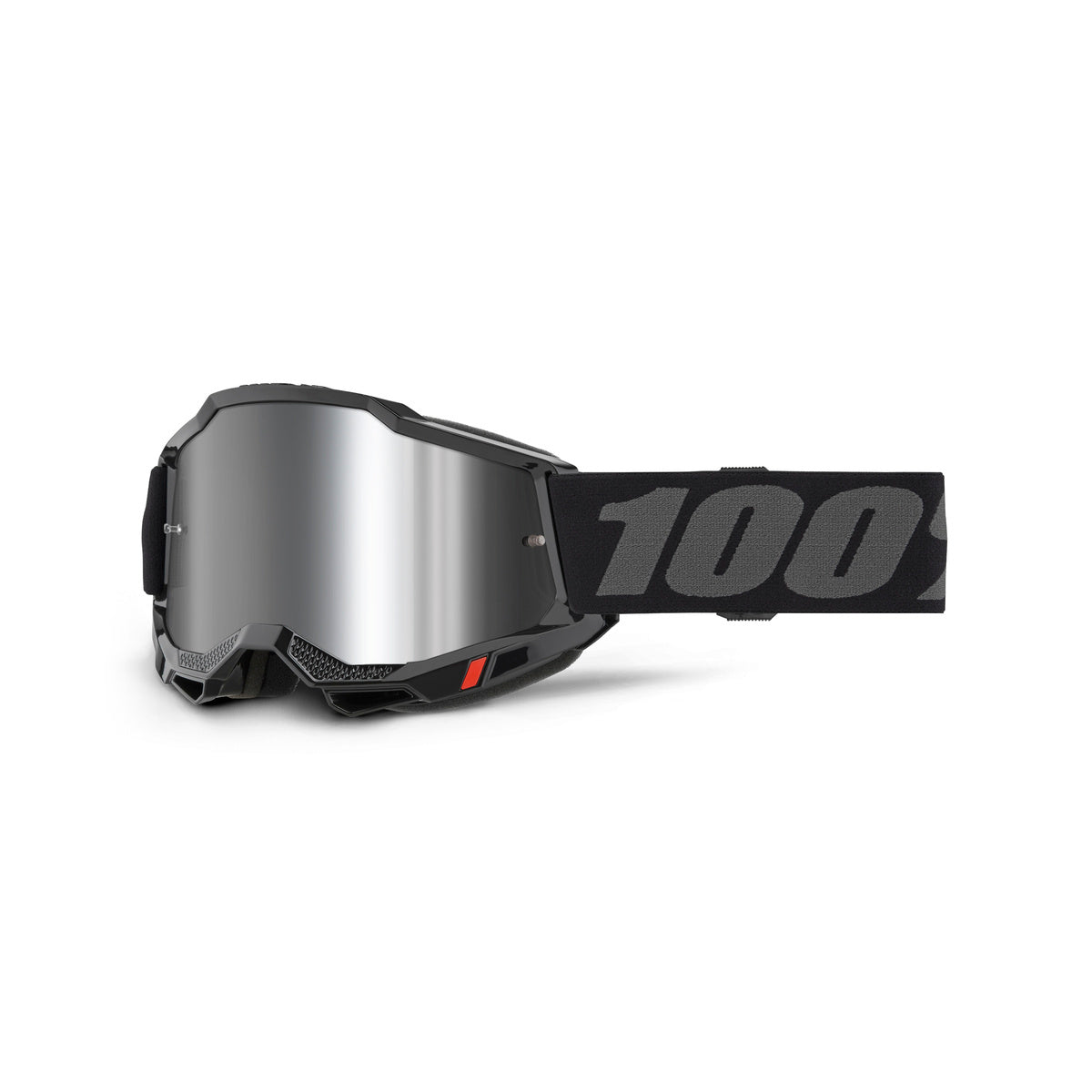 Goggle 100% Accuri 2 Negro Lente Silver Espejo