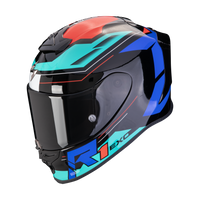 Casco Scorpion EXO-R1 Evo Blaze Negro/Azul/Rojo