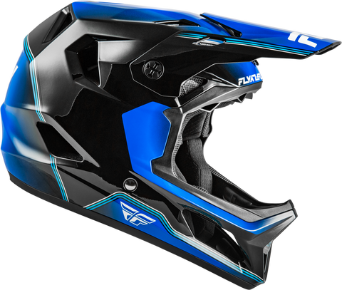 Casco Fly Rayce Repeat Negro/Azul Niño