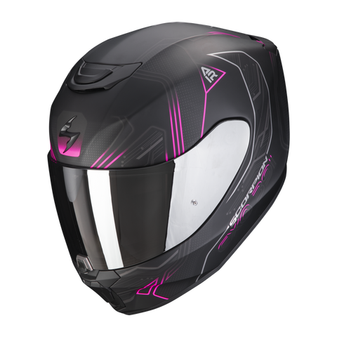 Casco Scorpion EXO-391 Spada Negro Mate/Rosa