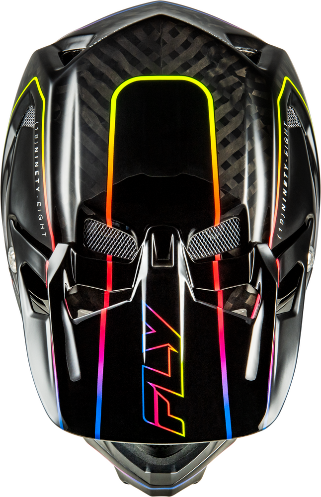 Casco Fly Werx-R Flow Carbon Negro/Multi Niño