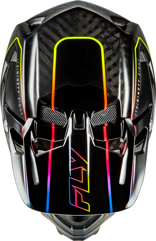 Casco Fly Werx-R Flow Carbon Negro/Multi Niño