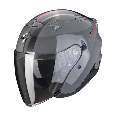 Casco Scorpion Exo-230 SR Gris/Rojo