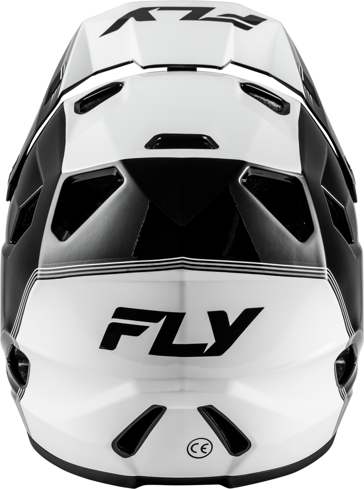 Casco Fly Rayce Repeat Negro/Blanco Niño
