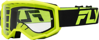 Goggle Fly Focus Negro/Hi Vis Lente Clear