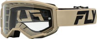 Goggle Fly Focus Khaki/Negro Lente Clear