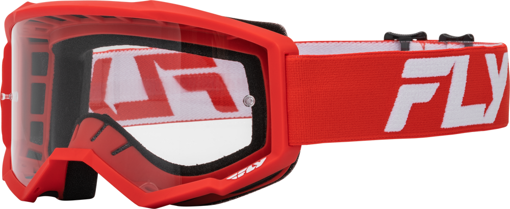 Goggle Fly Focus Rojo/Blanco Lente Clear