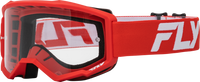 Goggle Fly Focus Rojo/Blanco Lente Clear