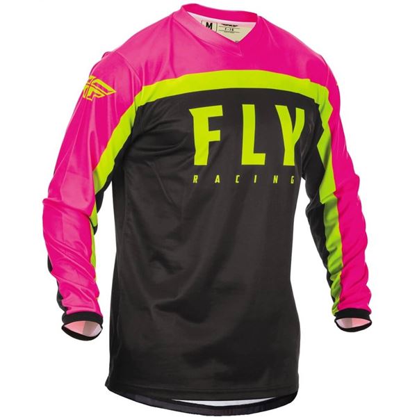 Jersey Fly F-16 Rosa/Negro/Hi-Vis Niño