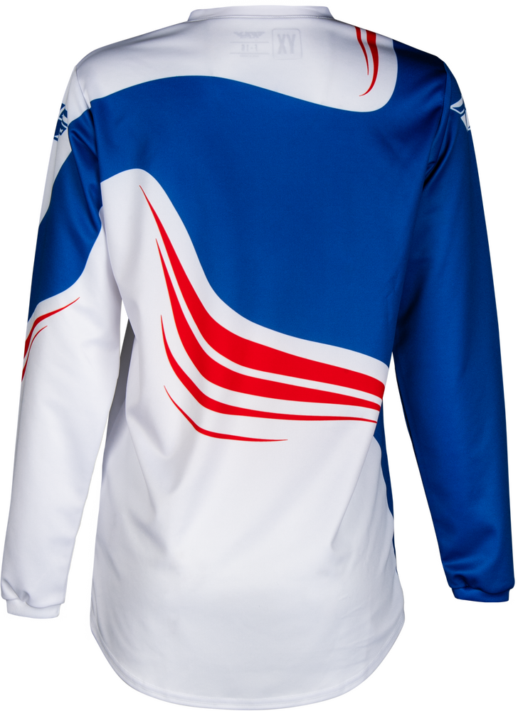 Jersey Fly F-16 Rojo Blanco Azul 2025 Niño