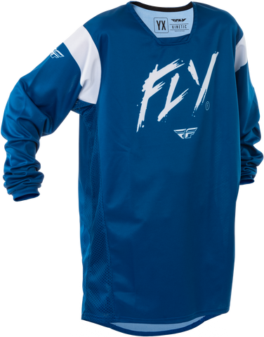 Jersey Fly Kinetic Stoke Navy Blanco 2025 Niño