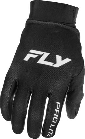 Guantes Fly Pro Lite Negro/Blanco Niño Talla YL