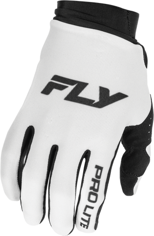 Guantes Fly Pro Lite Blanco/Negro Niño Talla YL