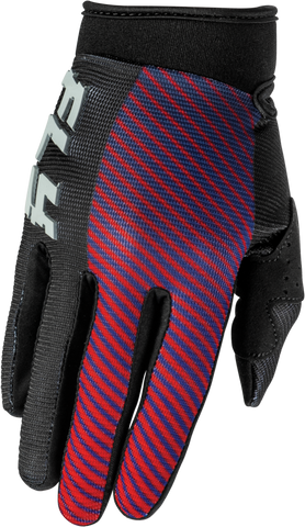 Guantes Fly F-16  Negro/Rojo/Purpura Niño