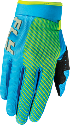 Guantes Fly F-16  Azul/Hi Vis Niño