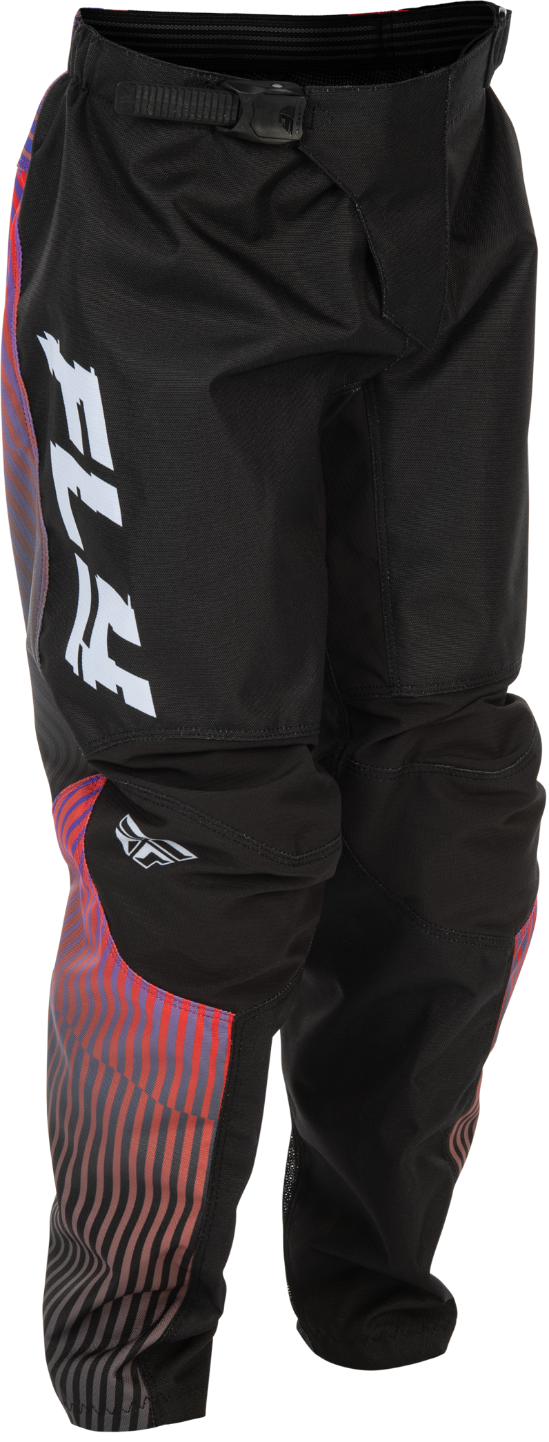 Pantalon Fly F-16 Negro/Rojo/Purpura Niño