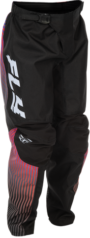 Pantalon Fly F-16 Negro/Rojo/Purpura Niño