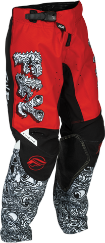 Pantalon Fly Kinetic Mutante Rojo/Blanco/Negro Niño