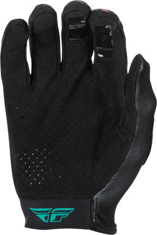 Guantes Fly Lite Americana Negro/Rojo/Dorado Niño