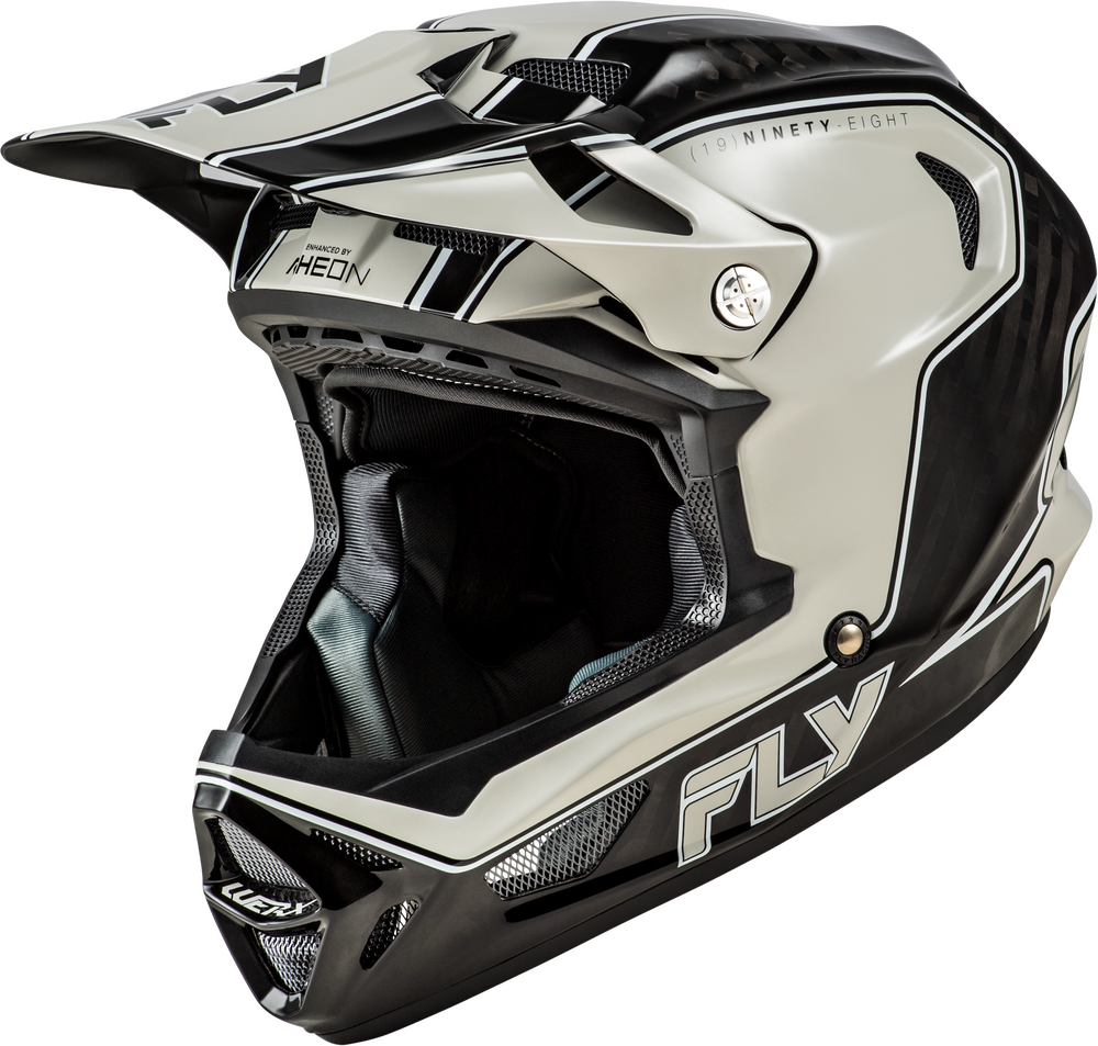 Casco Fly Werx-R Flow Carbon Negro/Gris Niño