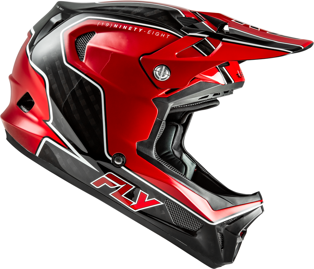 Casco Fly Werx-R Flow Carbon Negro/Rojo