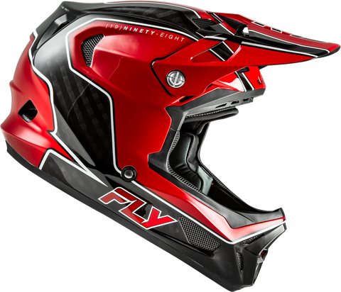 Casco Fly Werx-R Flow Carbon Negro/Rojo