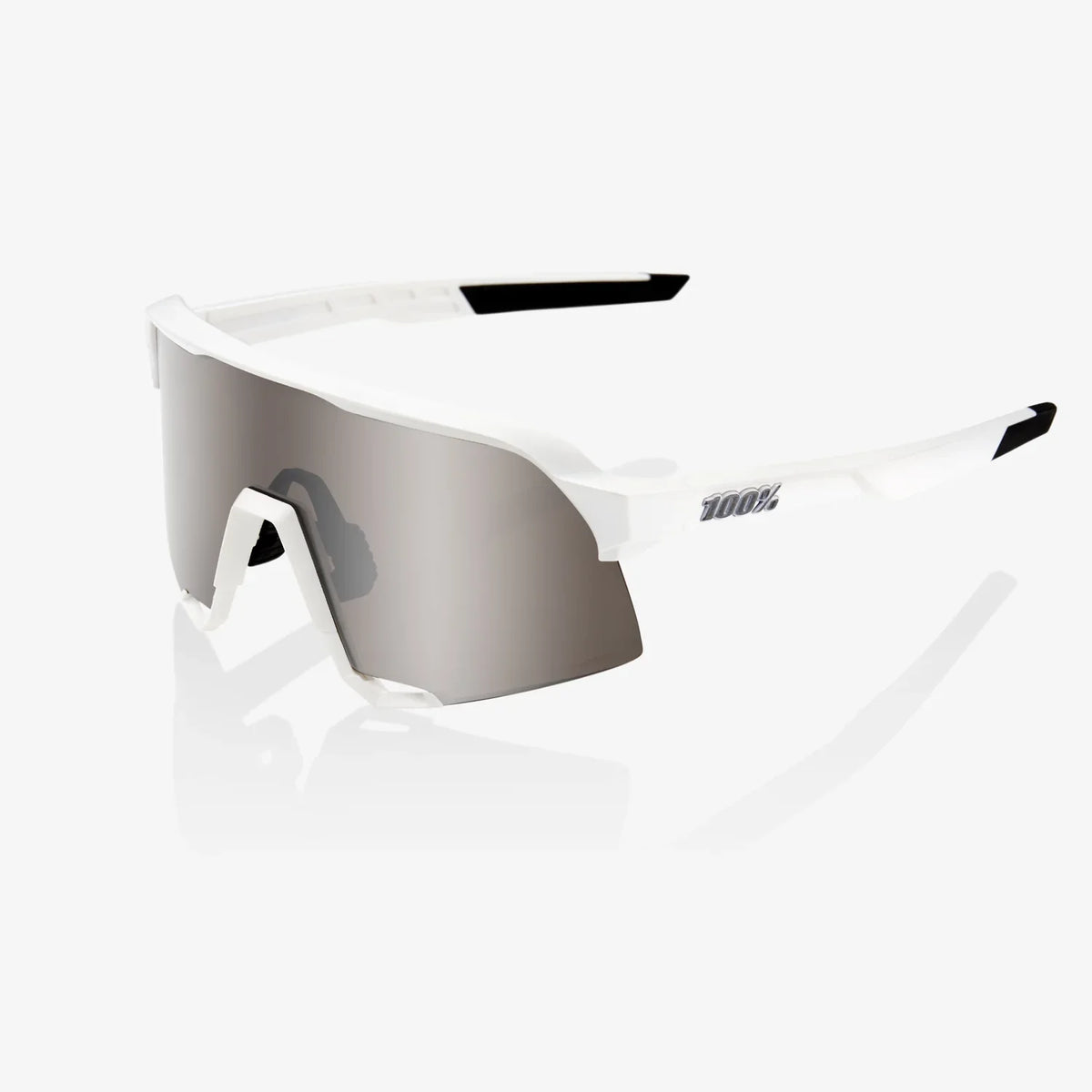 Gafas 100% S3 Mate Blanca Lente Hiper Silver Espejo