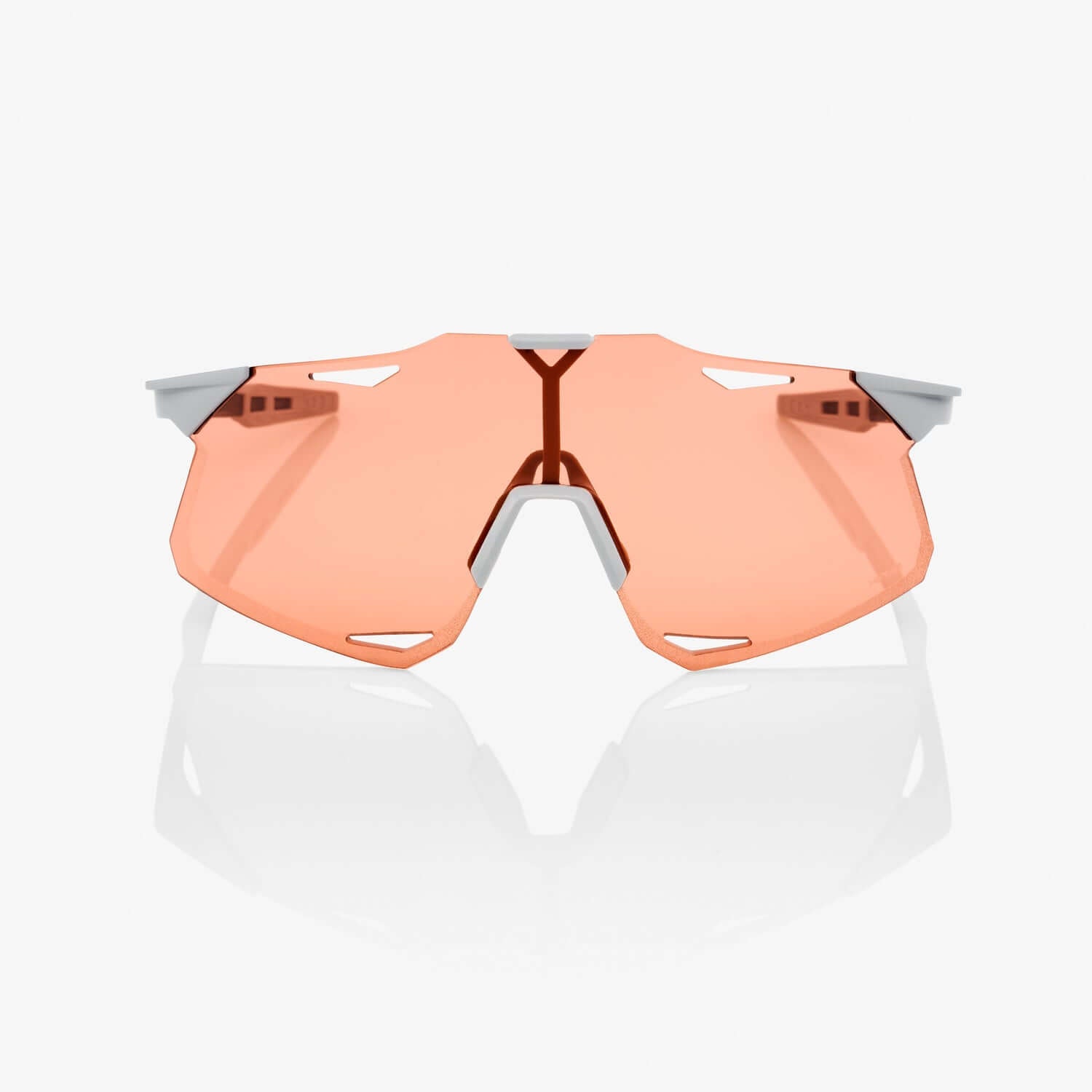 Gafas 100% Hypercraft Mate Stone Gris Lente Hiper Coral