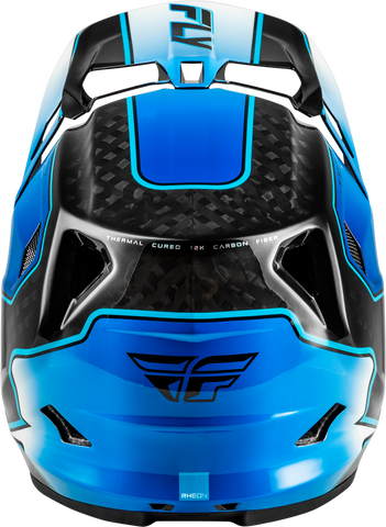 Casco Fly Werx-R Flow Carbon Negro/Azul/Blanco Niño
