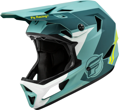 Casco Fly Rayce Mate Azul Stone/Hi Vis