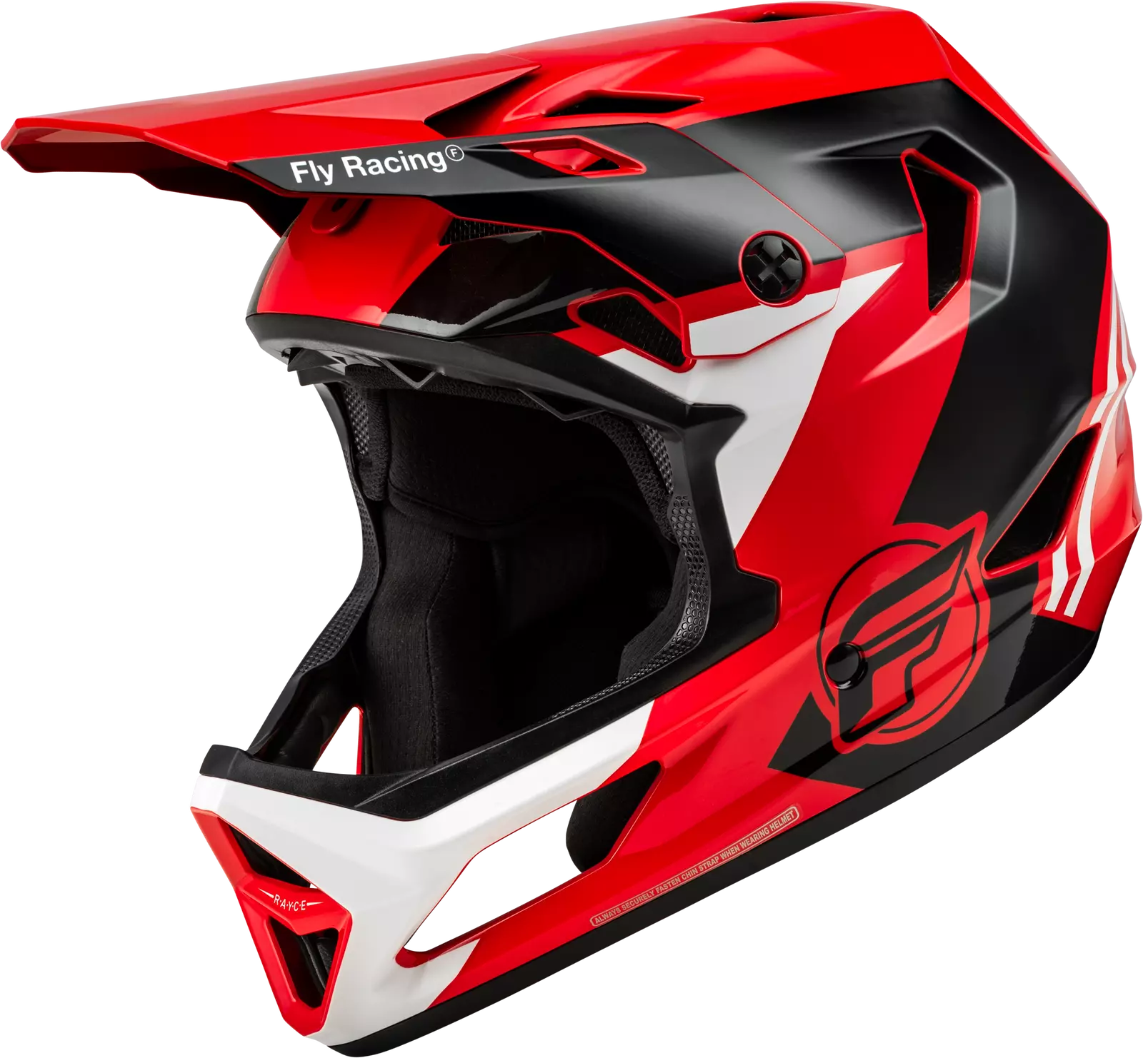 Casco Fly Rayce Rojo/Negro/Blanco