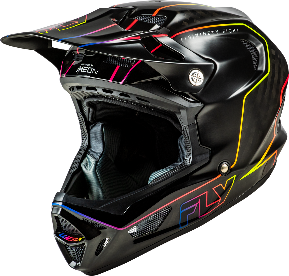 Casco Fly Werx-R Flow Carbon Negro/Multi Niño