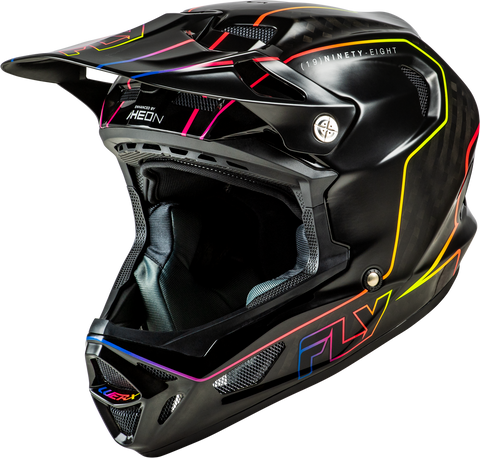 Casco Fly Werx-R Flow Carbon Negro/Multi Niño