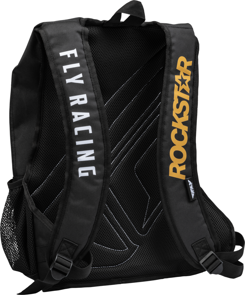 Morral Fly Jump Pack Rockstar Negro/Dorado