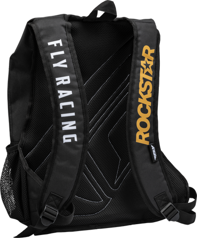 Morral Fly Jump Pack Rockstar Negro/Dorado