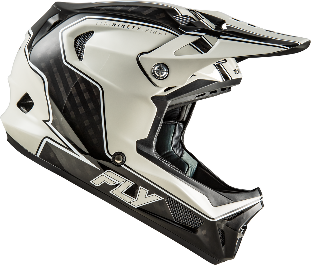 Casco Fly Werx-R Flow Carbon Negro/Gris Niño