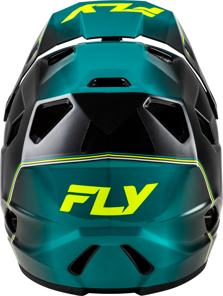 Casco Fly Rayce Repeat Negro/Teal/Hi Vis Niño