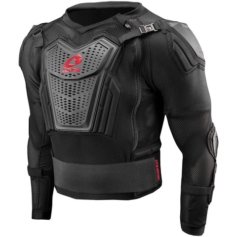 Body Armor EVS Negro/Rojo Niño