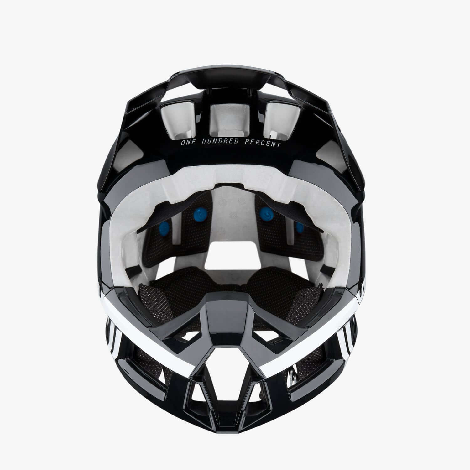 Casco 100% Trajecta W Fidlock Negro/Blanco