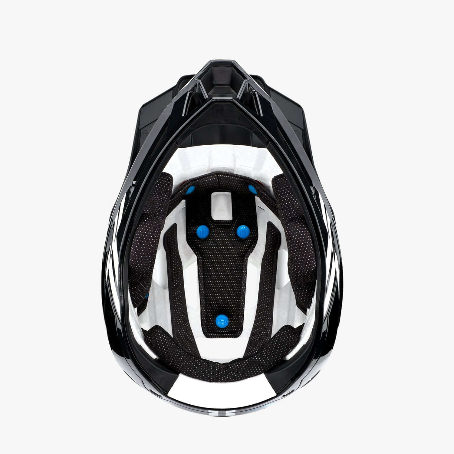 Casco 100% Trajecta W Fidlock Negro/Blanco