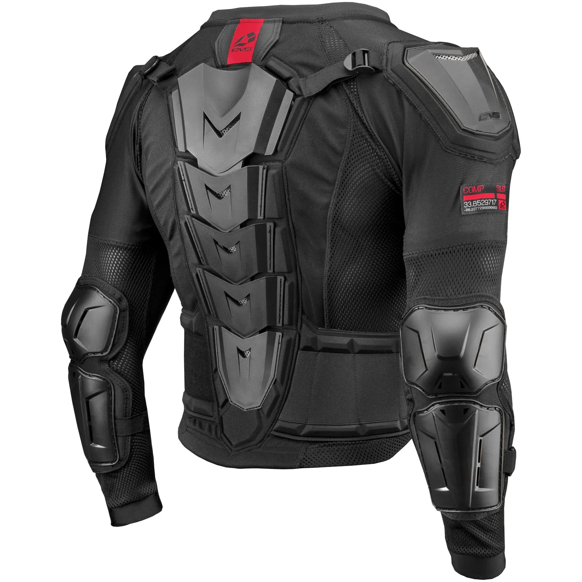 Body Armor EVS Negro/Rojo