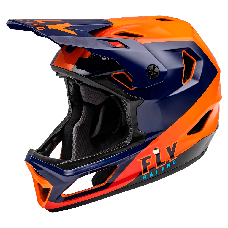 Casco Fly Rayce Navy/Naranja/Rojo