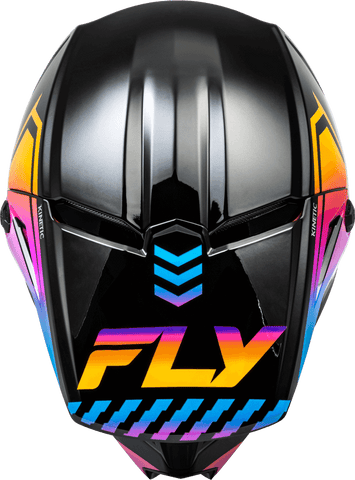 Casco Fly Kinetic Menace Negro/Sunrise