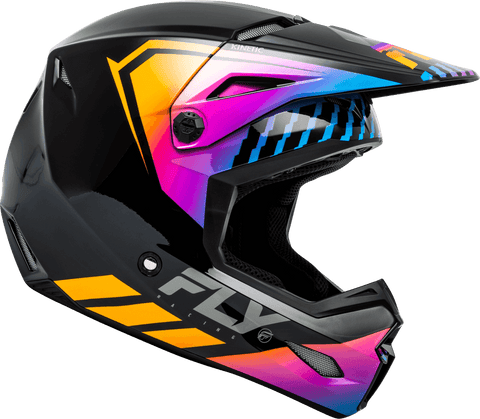 Casco Fly Kinetic Menace Negro/Sunrise